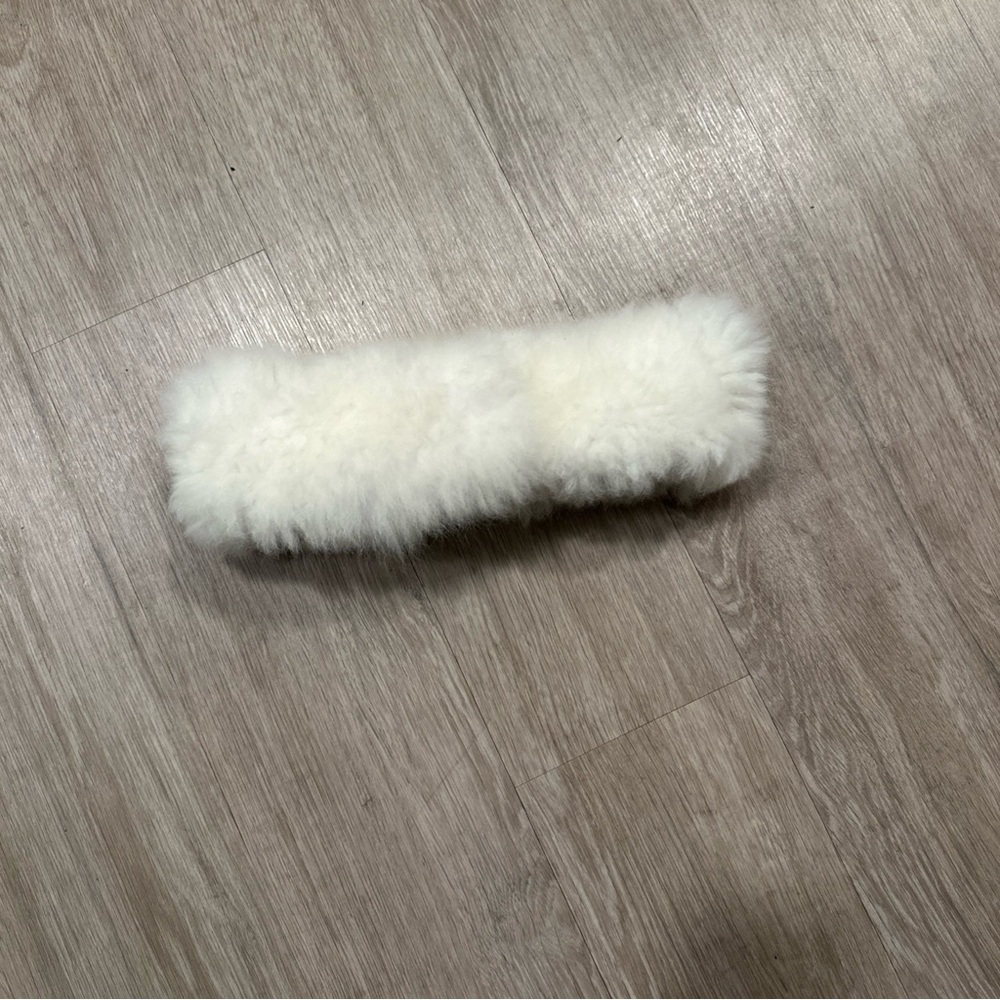 White Rabbit Fur Headband